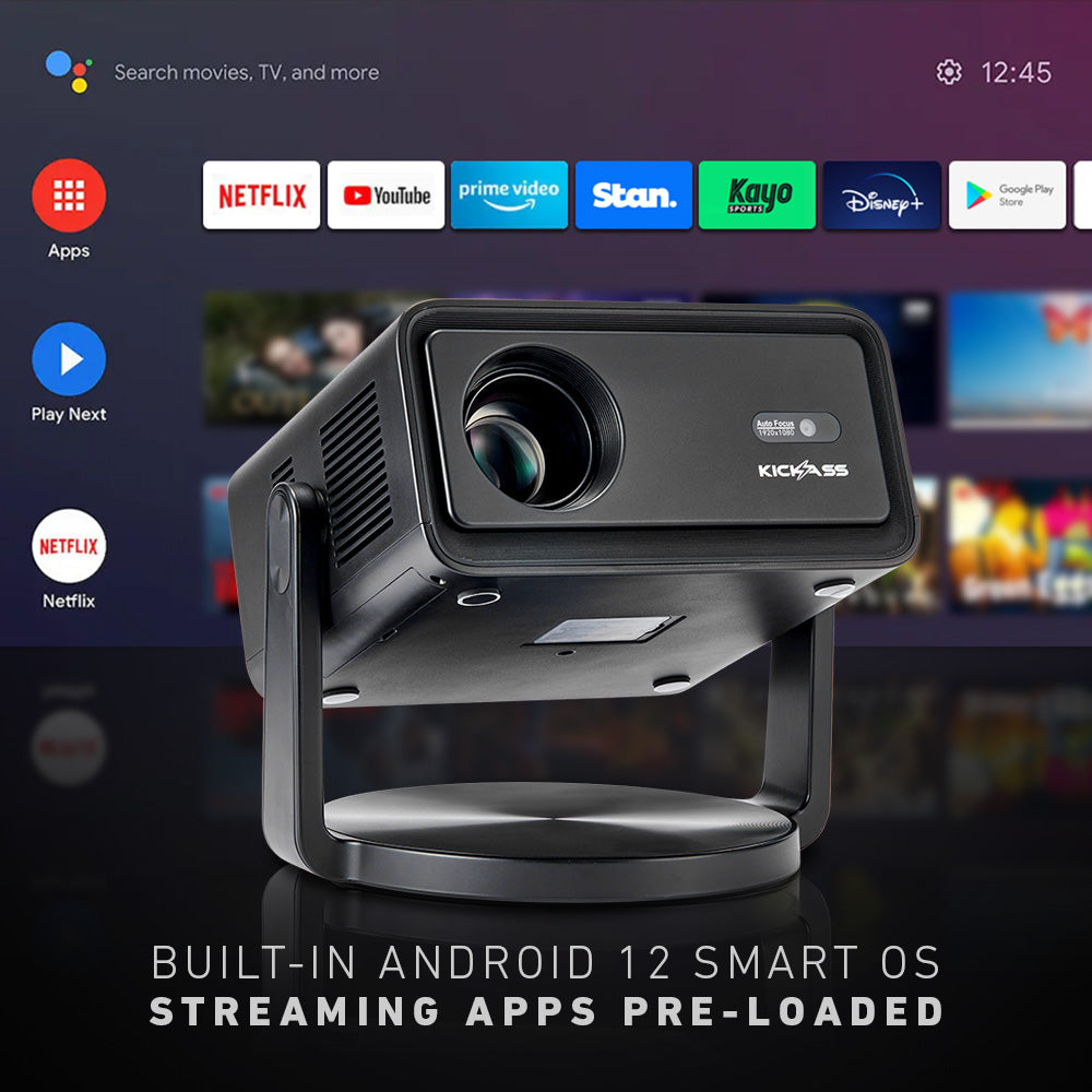 Kickass 12V FHD Outdoor Cinema Smart Projector