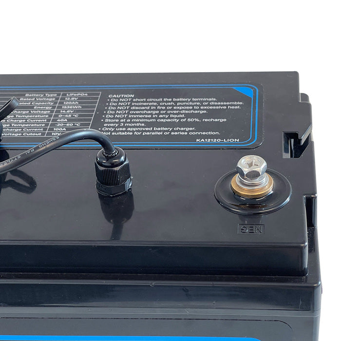 KickAss 12V 120AH LiFePO4 Lithium Battery - KickAss Products USA
