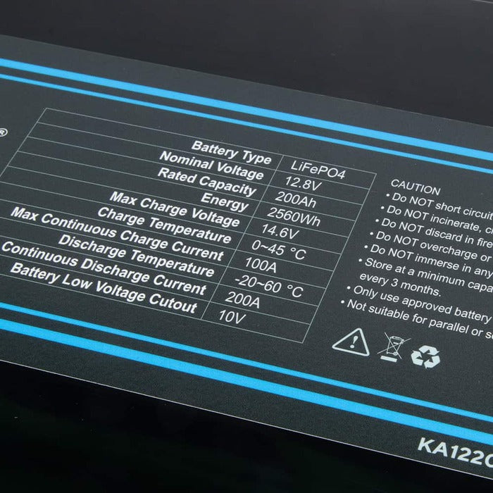 KickAss 12V 200AH LiFePO4 Lithium Battery - KickAss Products USA