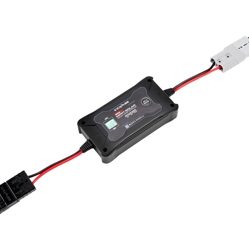 KickAss Smart 20A 12V/24V MPPT In-Line Solar Charge Controller + Integrated Bluetooth