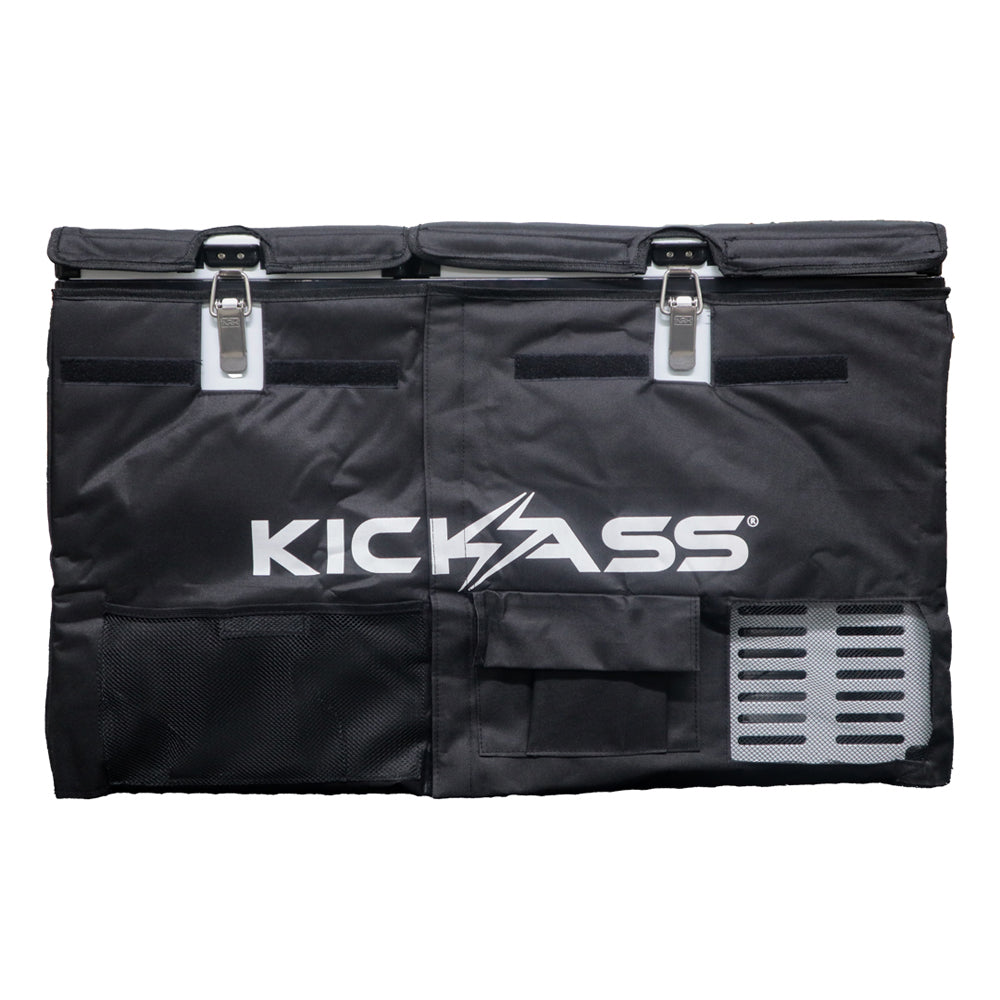 KickAss 75L 12V Portable Camping Fridge Freezer Dual Zone