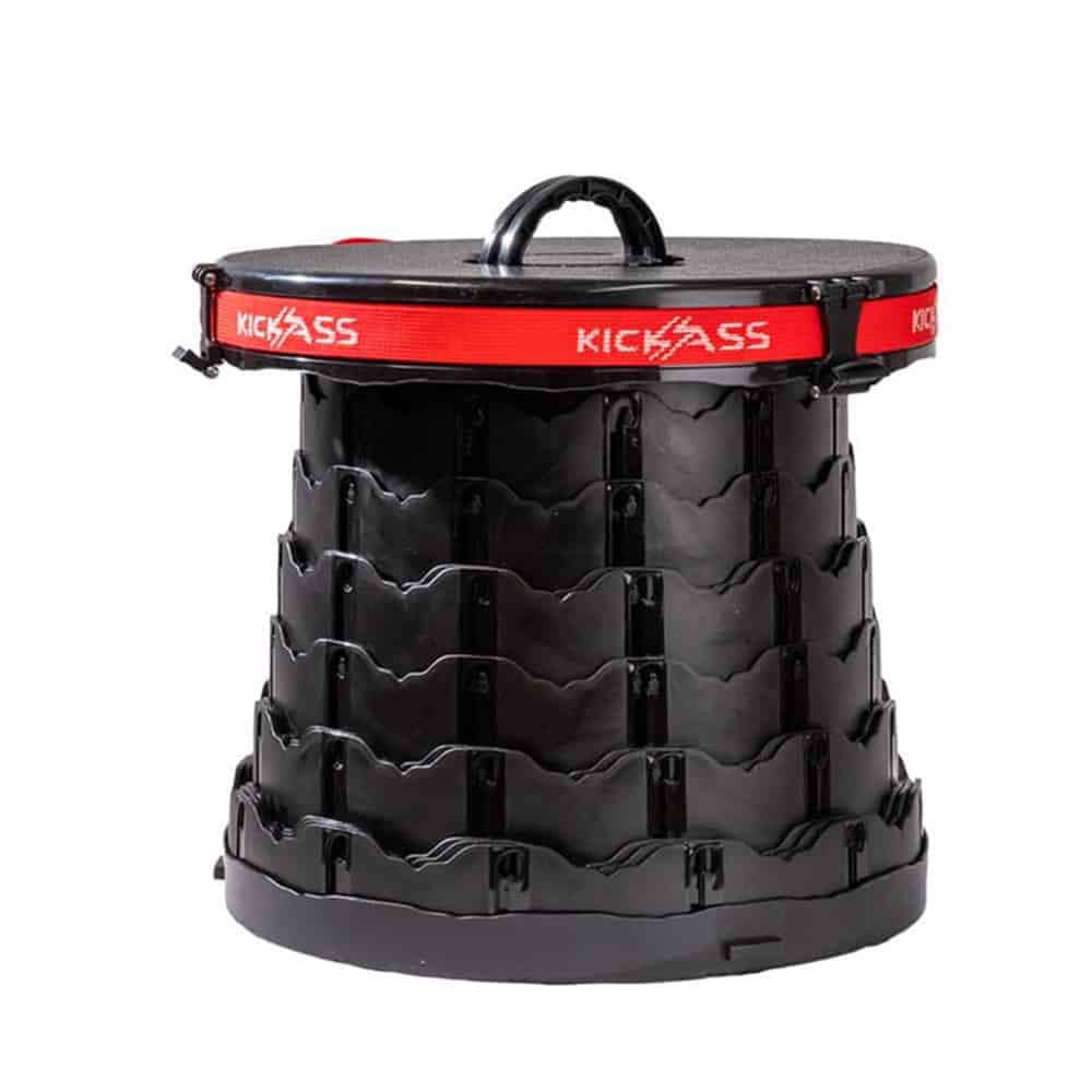 KickAss Large Portable Telescopic Pop Up Stool