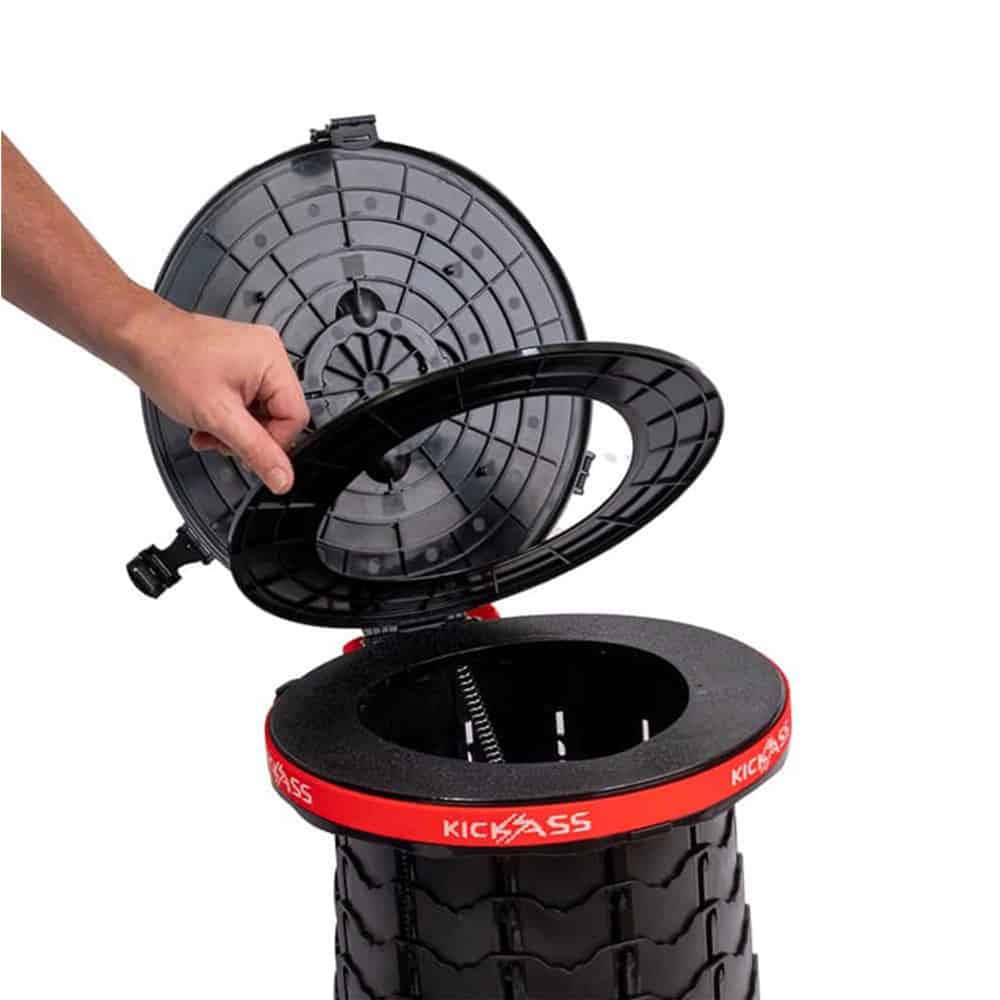 KickAss Large Portable Telescopic Pop Up Stool
