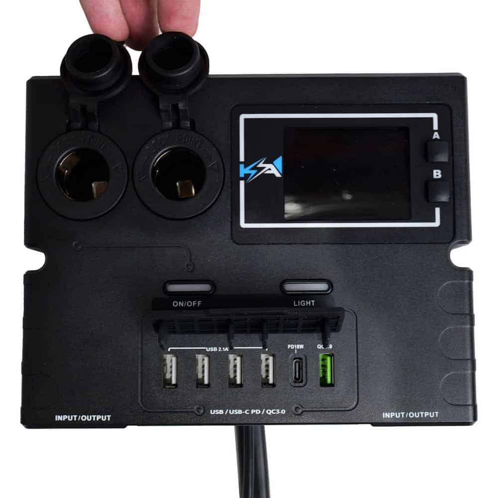 KickAss Lithium 12V Control Box - With LCD Screen