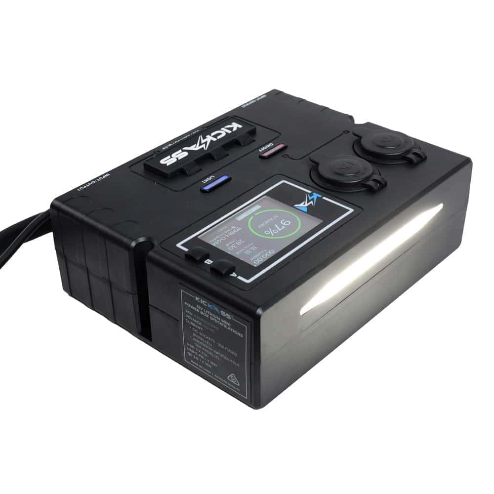 KickAss Lithium 12V Control Box - With LCD Screen