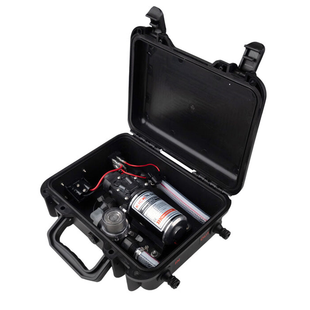 pump pack, 6l pump, 6l pump box, pump box, 12V water pump, 12V pump, 12V DC Pump, 12V Anderson Pump, 6L/Min Pump box, small pump pack, small pump box, camping water pump box, camping water pump, portable water pump, water pump container