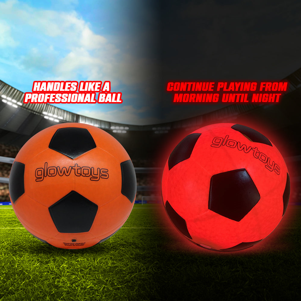 LED Touch Activated Light Up Soccer Ball
