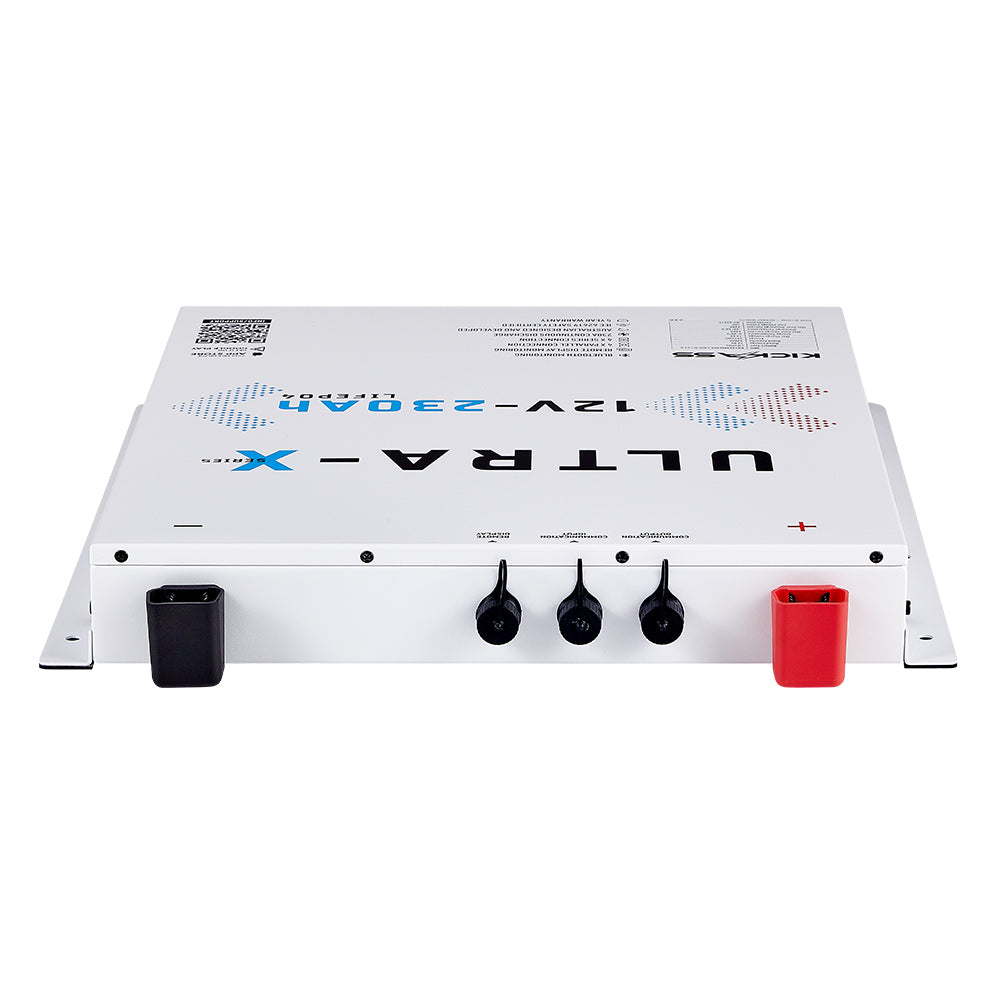 KickAss Smart 12V 230Ah Ultra-X Lithium Slimline Deep Cycle Battery LiFePO4 - Arctic White - KickAss Products USA