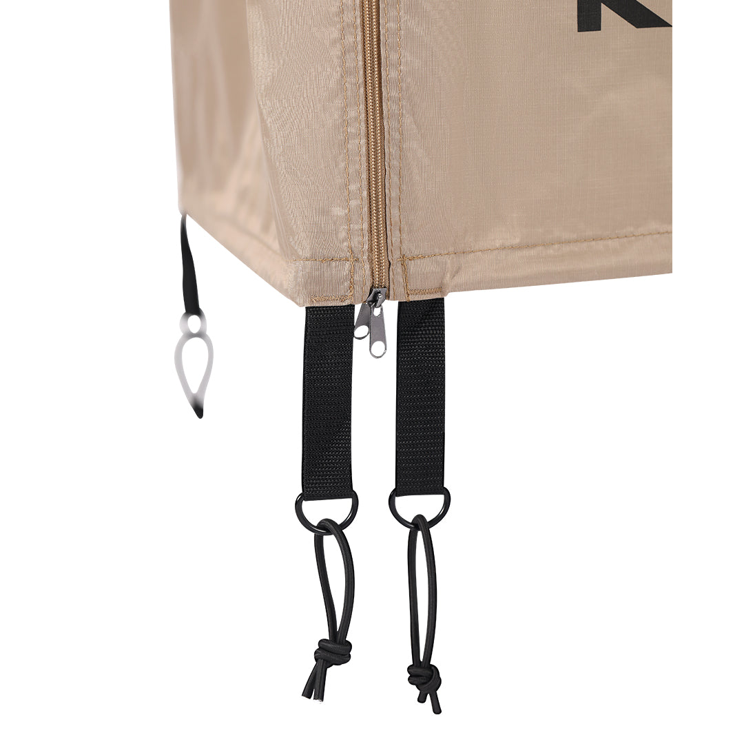 KickAss Premium Shower Tent Awning featuring Interior Light & Roll Out Roof