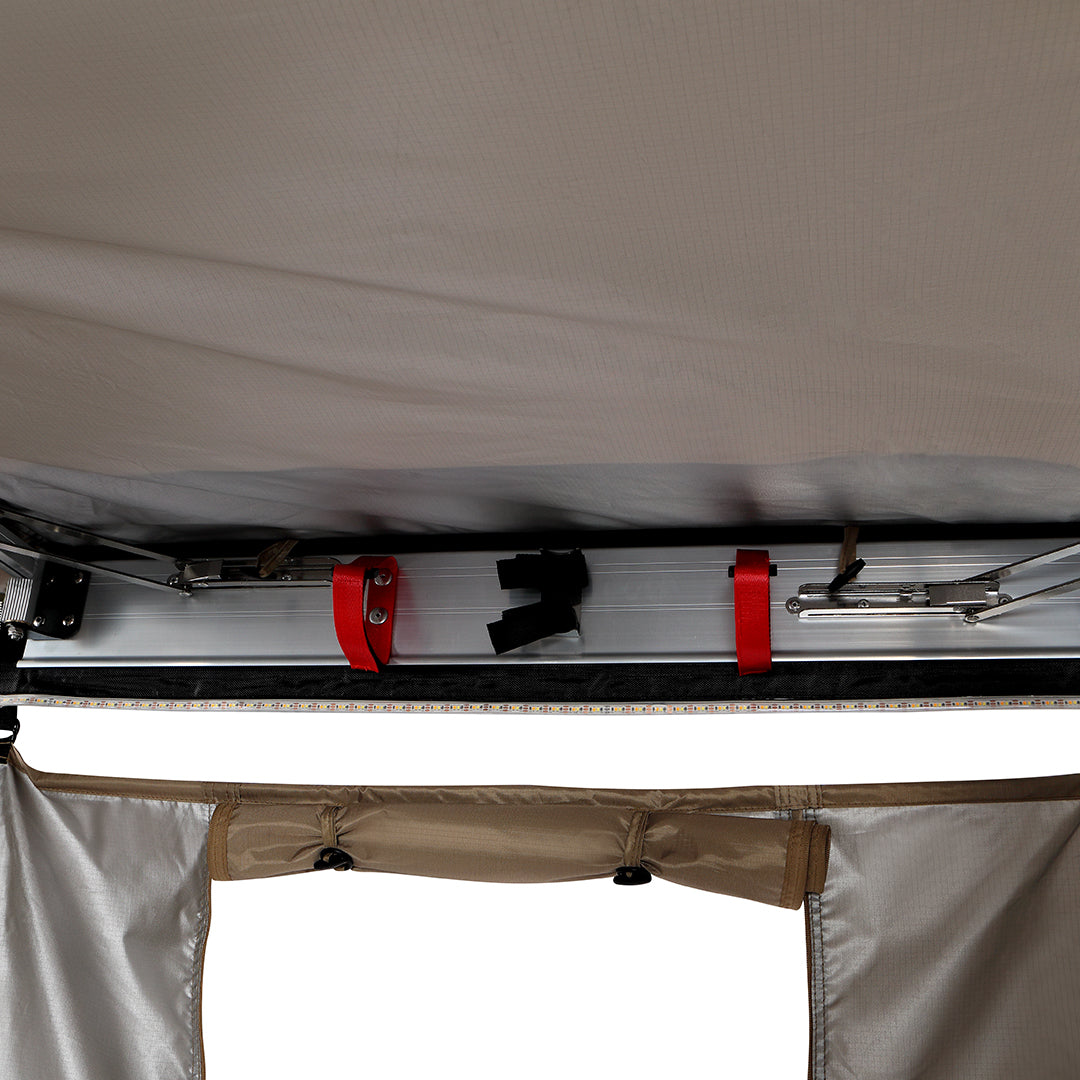 KickAss Premium Shower Tent Awning featuring Interior Light & Roll Out Roof