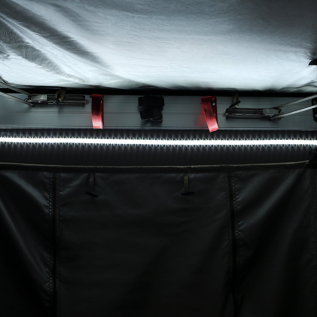 KickAss Premium Shower Tent Awning featuring Interior Light & Roll Out Roof