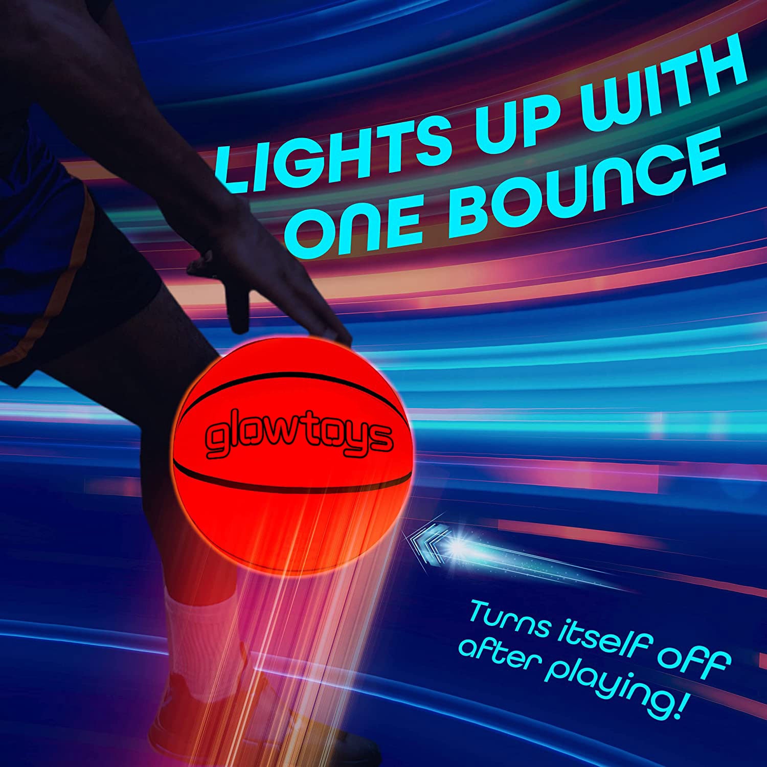 LED Touch Activated Light Up Basketball