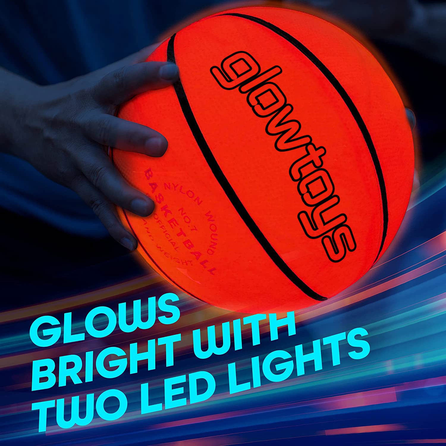 LED Touch Activated Light Up Basketball