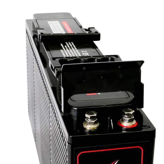 KickAss 12V 170Ah Slim Deep Cycle AGM Battery Twin Pack With Cables