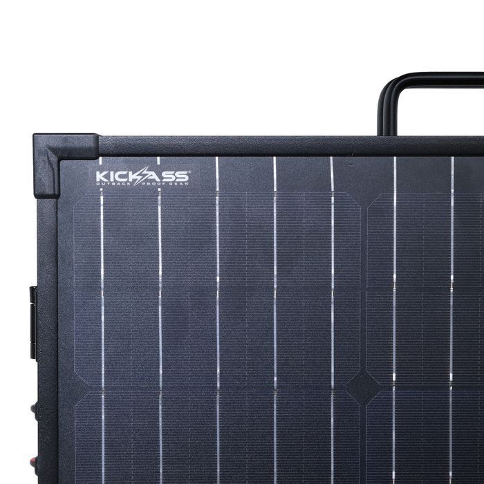 KickAss 12V 300W Ultra Efficient Thin Portable Solar Panel with 40A MPPT Controller Package