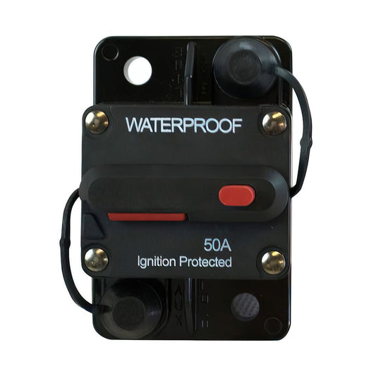 KickAss 12V HiAmp 50A Manual Reset Circuit Breaker