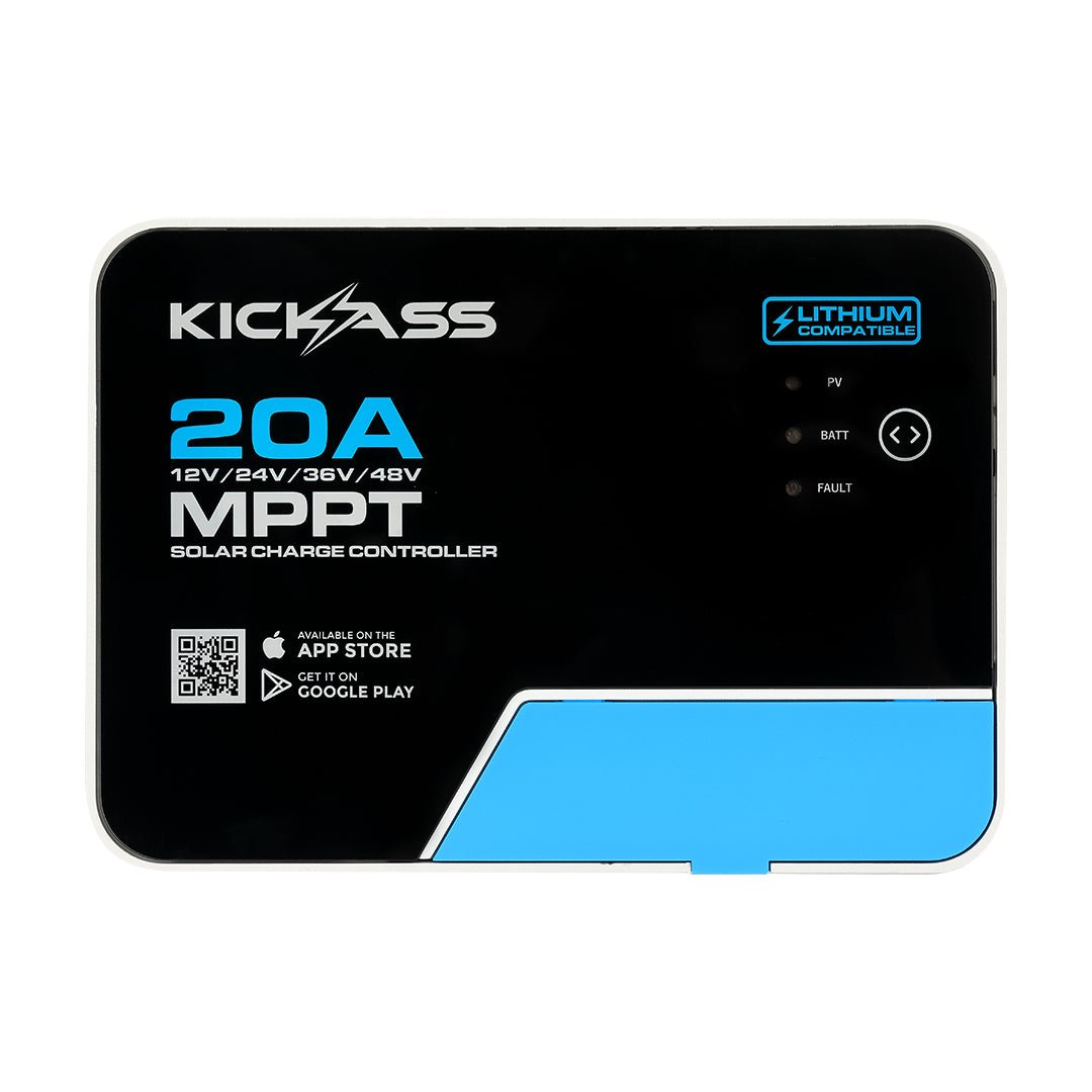 KickAss 20A 12V/24V/36V/48V
MPPT Solar Charge
Controllers
