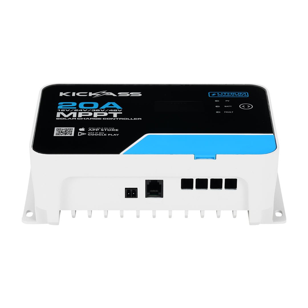 KickAss 20A 12V/24V/36V/48V
MPPT Solar Charge
Controllers