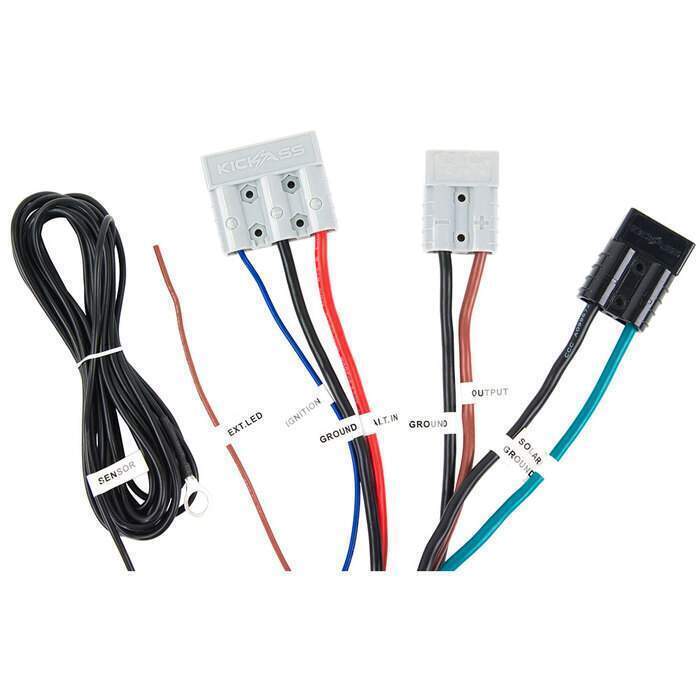 KickAss Premium DCDC Charger & DCDC Wiring Kit- Plug & Play 8 Gauge 19'