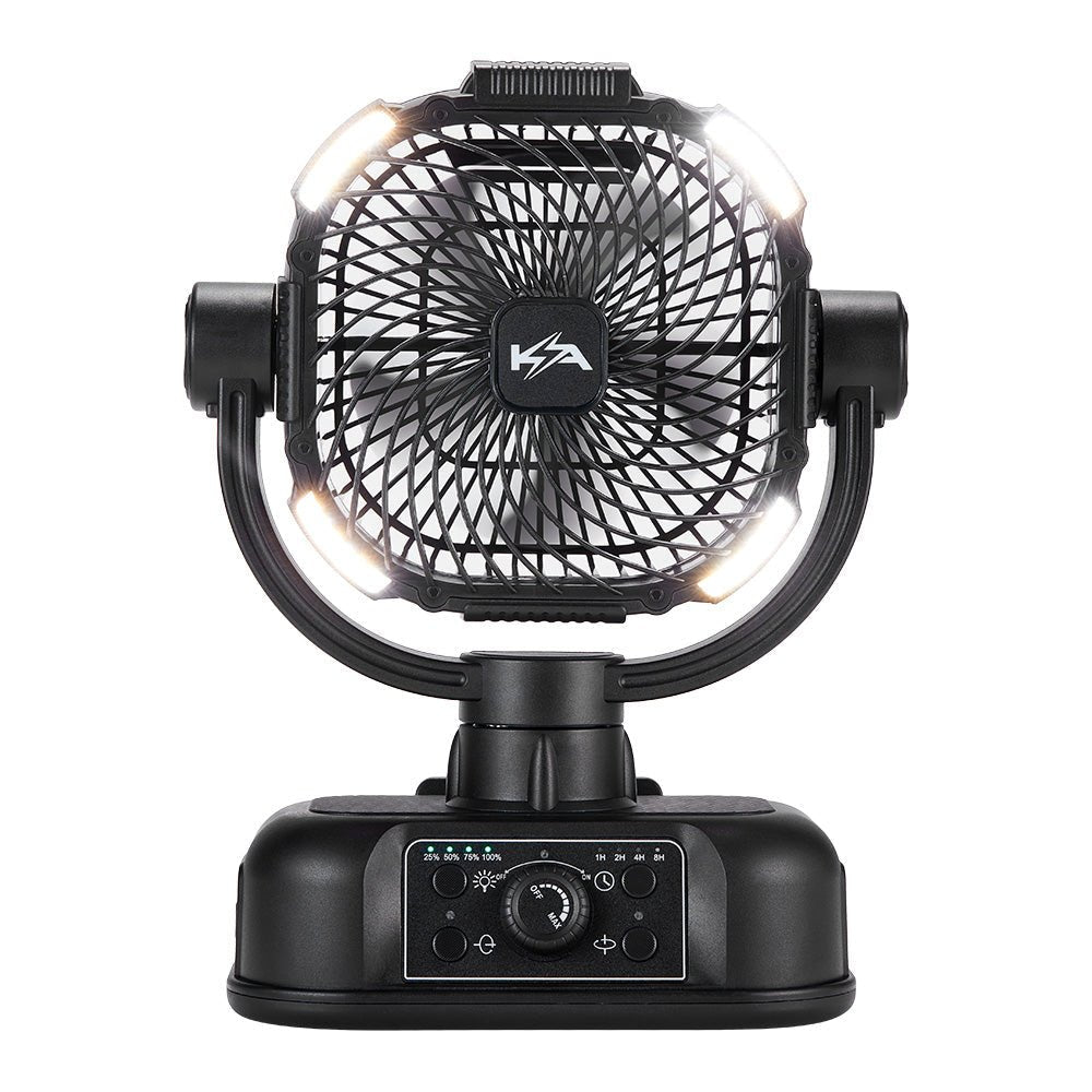 KickAss ProductsKickAss 240W GaN USB - C Charger + 360 Oscillating Camping Fan BundleKABUNDLE-FC240W-CAMPFAN