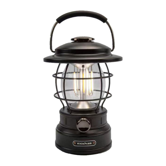KickAss ProductsKickAss Vintage Camping Lantern Bundle with Outdoor Tie - Down Guy Rope LED Lighting KitKABUN-CAMPLANTERN-LEDROPE