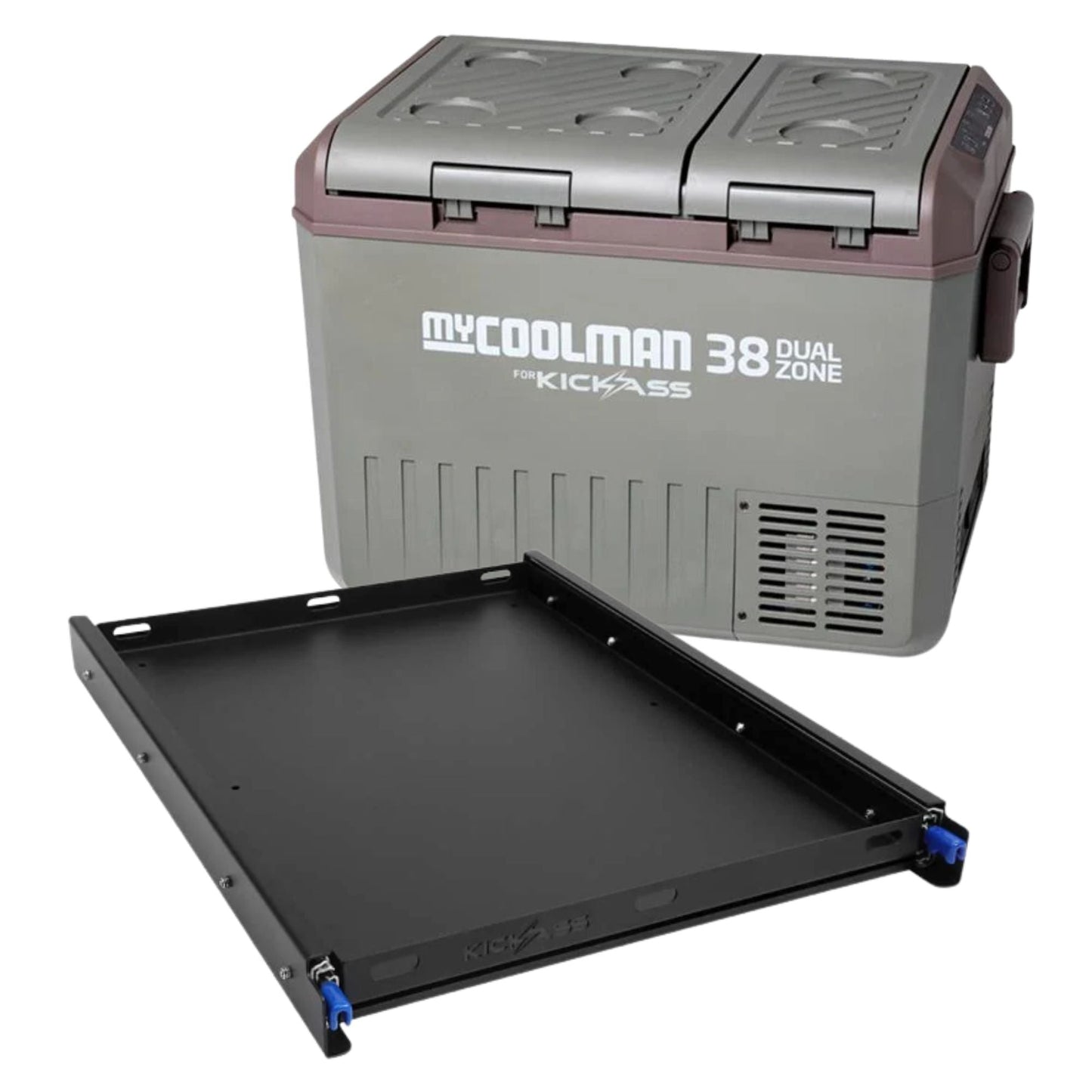 KickAss ProductsmyCOOLMAN 38L Dual Zone Fridge with KickAss Fridge SlideKAMCC38FSLIDE
