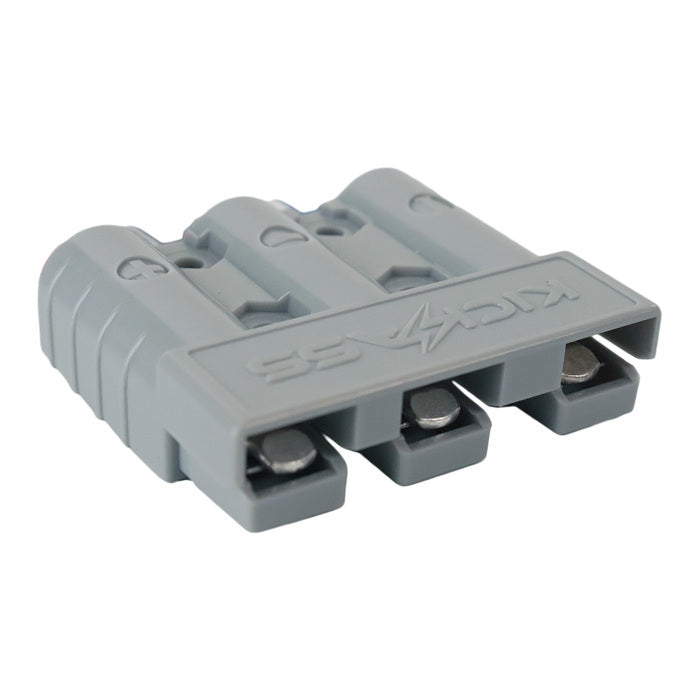 KickAss 3-Pin 50A Grey Anderson Style Connector - KickAss Products USA
