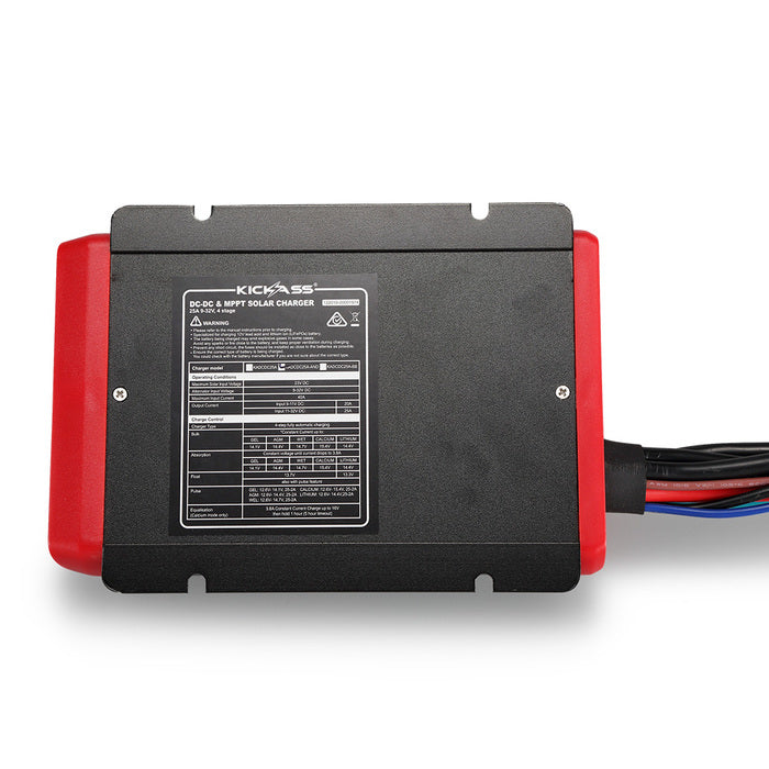 KickAss DCDC MPPT Solar Battery Charger 12V-24V 25A Pre-wired Anderson - KickAss Products USA