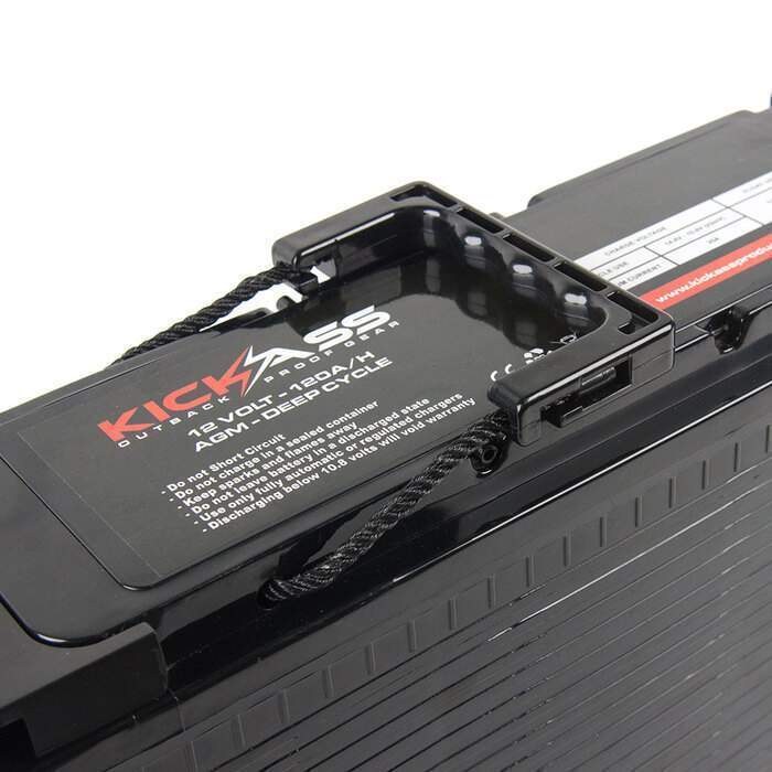 KickAss Slimline 12V 120AH Deep Cycle AGM Dual Battery - KickAss Products USA