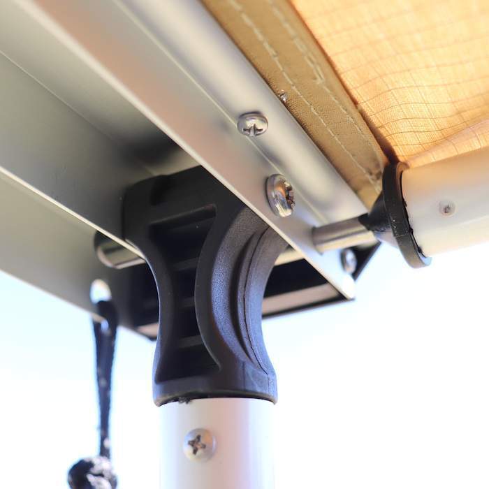 KickAss 6.5' X 8' Heavy Duty Car Awning With LED Light Strip - KickAss Products USA