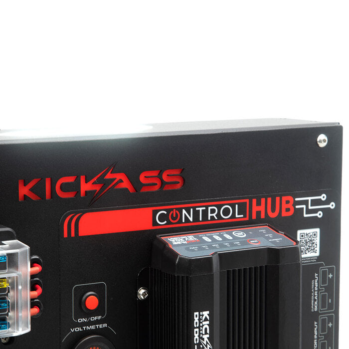 KickAss 12V Control Hub With 20A DCDC Charger - KickAss Products USA