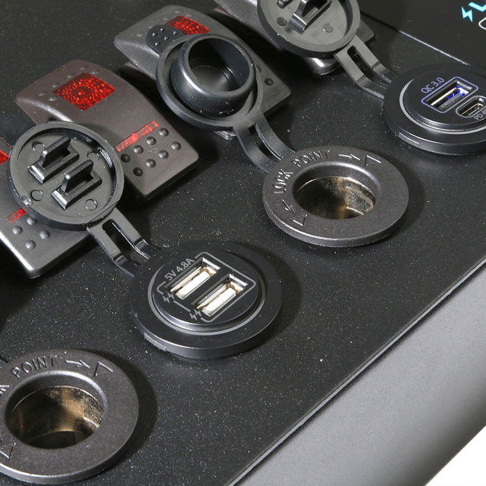 KickAss 12V Control Hub With No DCDC Charger - KickAss Products USA