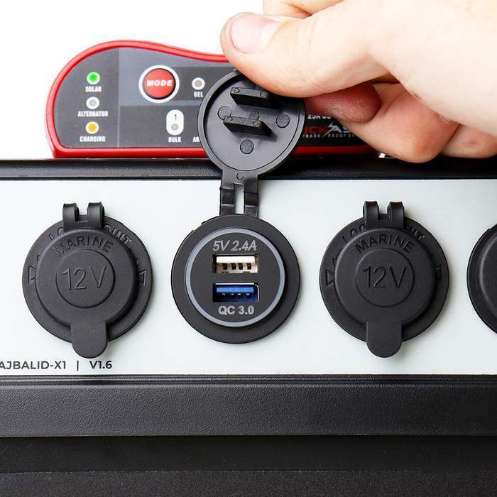 KickAss Portable Power Station with Integrated 25A DCDC Charger - KickAss Products USA
