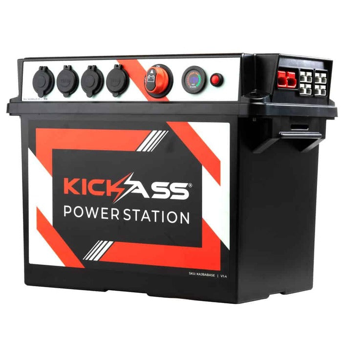KickAss Portable Power Station - KickAss Products USA, Portable Power Station, Portable Power Box, Power Station, KickAss 12 Volt Battery Box, DCDC 12 Volt Battery Box, DCDC AGM Battery Box, Plug and Play Battery Box, Portable Battery Box, Portable Power Station, Power Station Solution