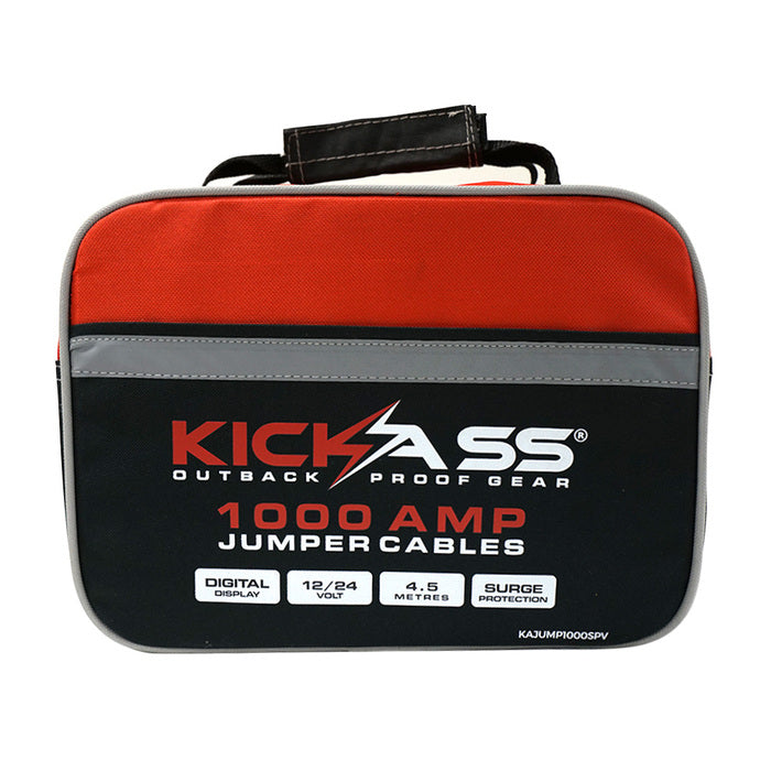 KickAss Jumper Cables - 1000 Amp - Surge Protected - KickAss Products USA