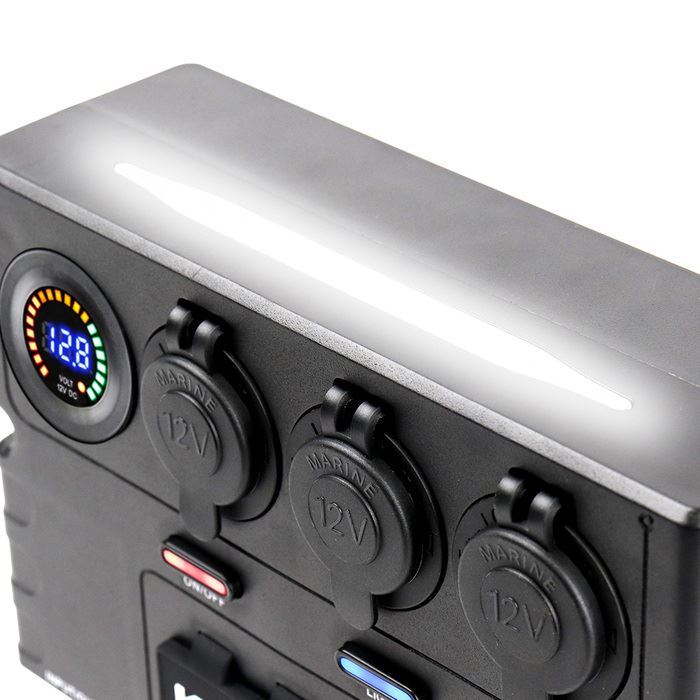 KickAss 12V Mini Power Box - 2 x Anderson, 6 x USB & 3 x Cig Sockets - KickAss Products USA