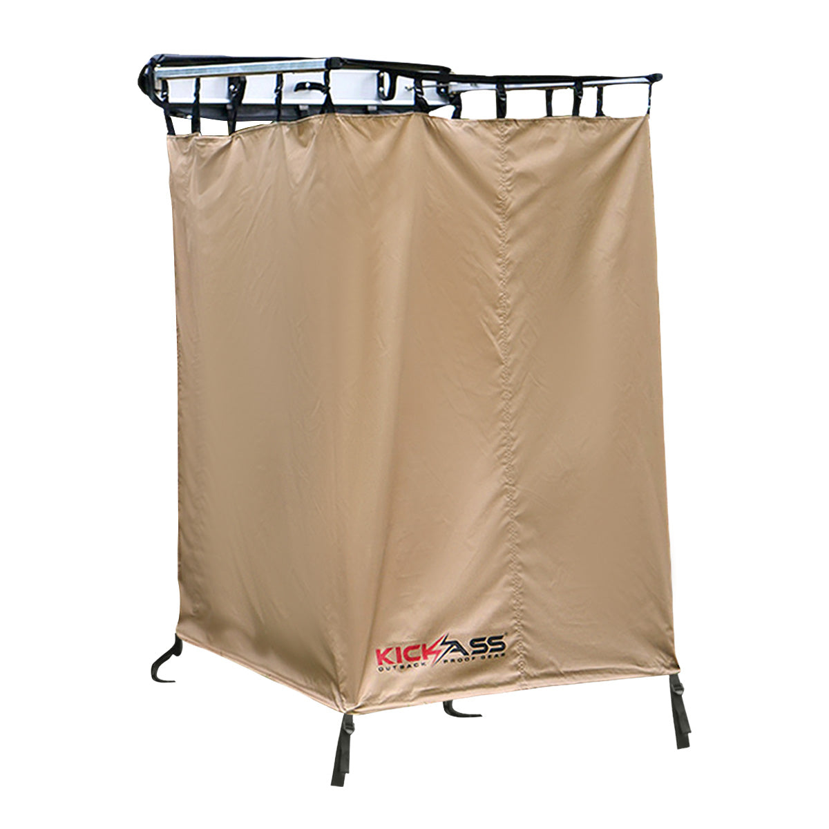KickAss Products Instant Shower Awning. Car Shower Awning, Quality Shower Awning, Car Awning, Privacy Shelter, Portable Privacy SHelter, Portable Shower, Portable Bathroom, Camping Shower, Camp Shower, Foldable Shower, Quality Shower, 4x4 shower, overland shower, overlanding, off grid shower, boondocking shower, RV Shower, Van Shower