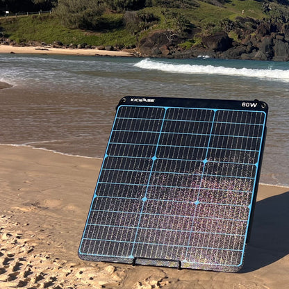 KickAss 12V 60W Premium Portable Solar Panel - KickAss Products USA