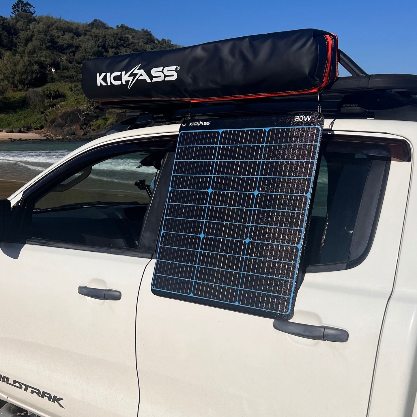 KickAss 12V 60W Premium Portable Solar Panel - KickAss Products USA