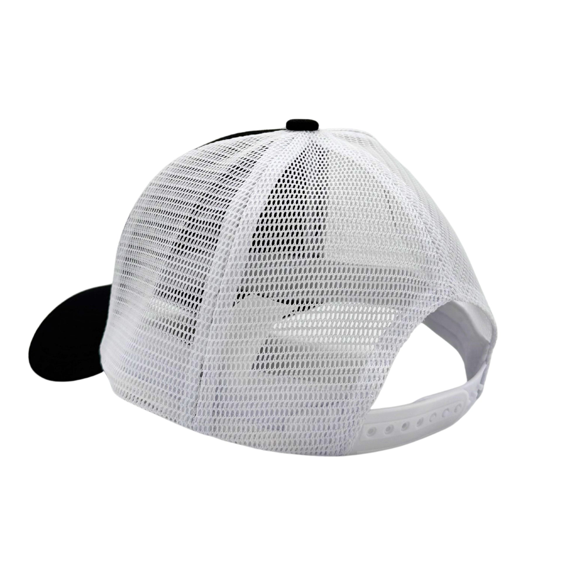 KickAss Snapback Trucker Cap - Black and White - KickAss Products USA