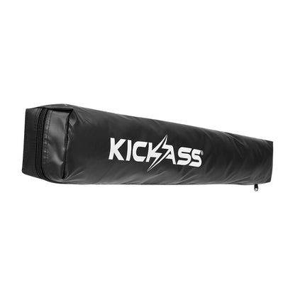 KickAss Premium Shower Awning with Swing Arm & LED Light Strip - KickAss Products USA