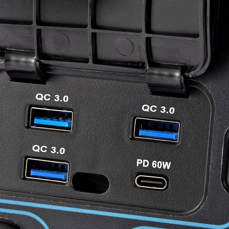 KickAss KickCharge DC500 Lithium Power Station - 512Wh, 40Ah @ 12.8V - KickAss Products USA