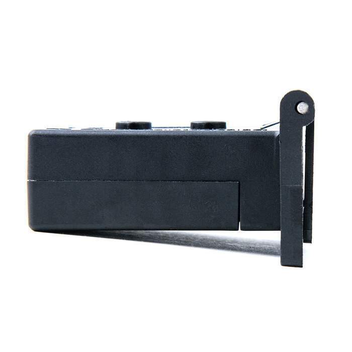 50A Weatherproof Slimline Anderson Plug Mount & Cover - Black