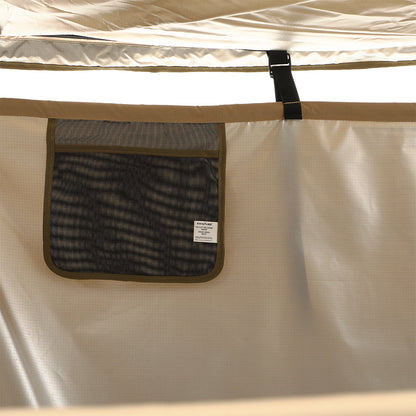 KickAss Premium Shower Awning with Swing Arm & LED Light Strip - KickAss Products USA