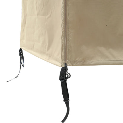 KickAss Premium Shower Awning with Swing Arm & LED Light Strip - KickAss Products USA