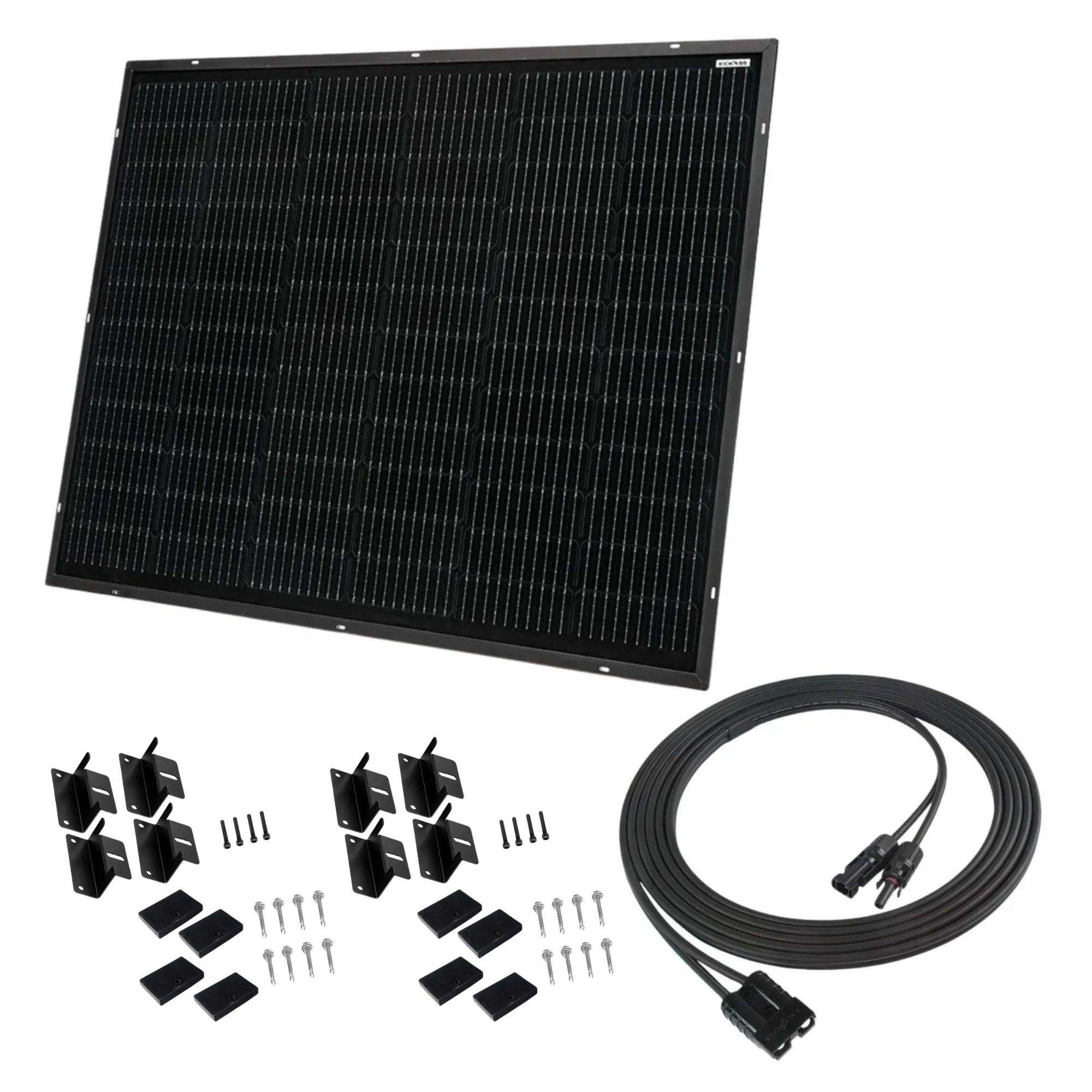 KickAss 170W Ultra Slim Solar Panel with 5m PV to Anderson Extension ...