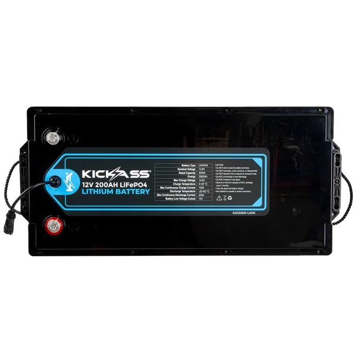 KickAss 12V 200AH LiFePO4 Lithium Battery - KickAss Products USA