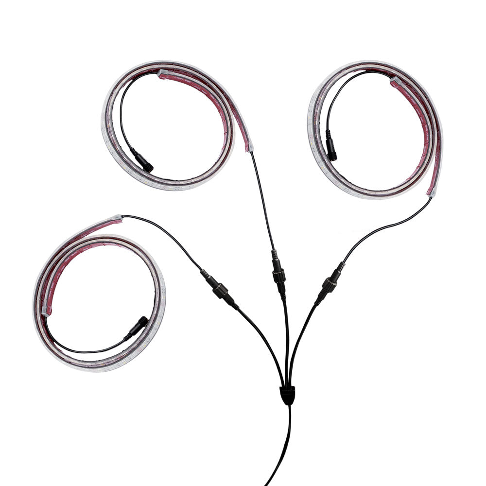 KickAss Flexible Awning LED Light Kit + 212W USB Fast Charger Bundle