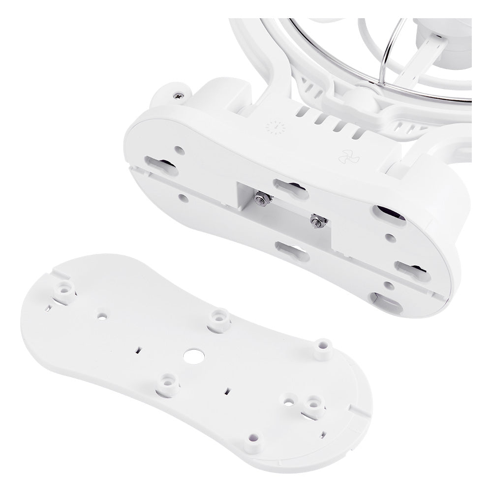 KickAss 12V / 24V 360°, 3 Speed Caravan Fan - White - KickAss Products USA