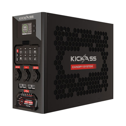 KickAss 12V Wireless Canopy Power System with 40A DCDC Charger + Integrated Bluetooth